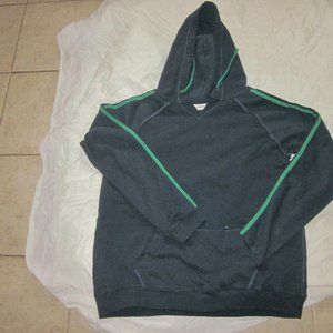 New Men hoodie 100% cotton navy blue